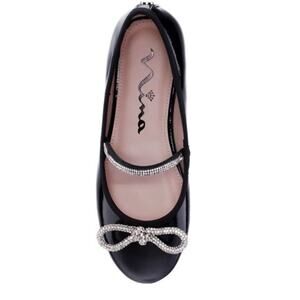 Nina Kendalla Ballet Flat Black Patent Leather Girls Sz 2 $50